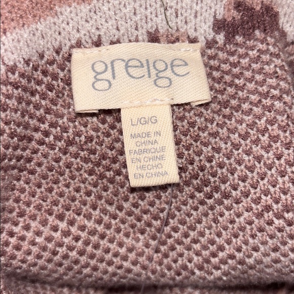 Floral Patterned long sweater cardigan  woman size large - Picture 4 of 6